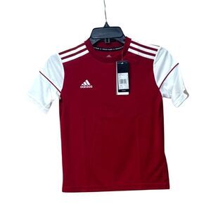 adidas Kid’s Custom miSquadra 17 Soccer Jersey CF0426, Red, SZ. S